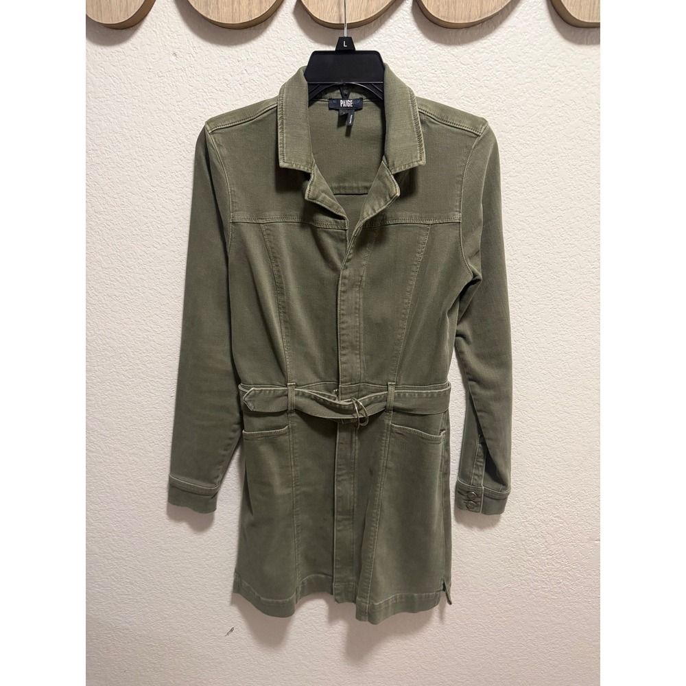 PAIGE Green Dress Size 4